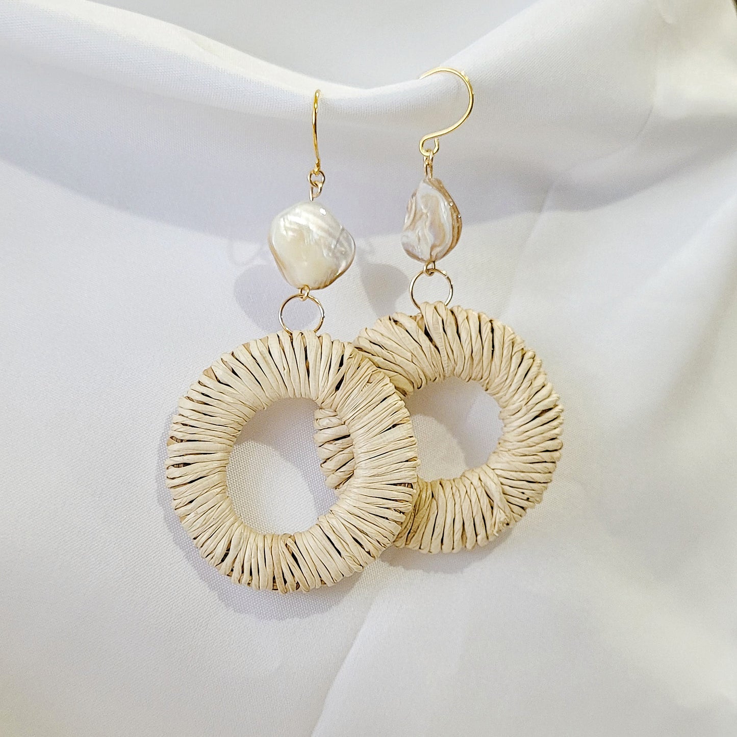 Rahab Rattan Earrings