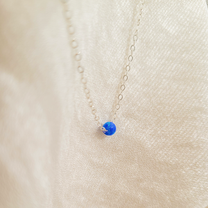 Dark Blue Rebecca Necklace